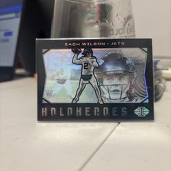 2024 Panini Illusions Holo Heroes Zach Wilson Rookie Case Hit