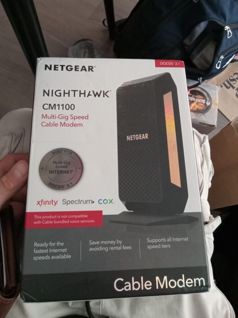 Netgear Nighthawk CM1100 Multi-gig Speed Cable Modem