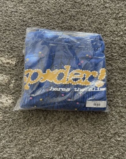 Blue Sp5der Hoodie