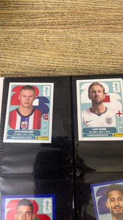 FIFA World Cup panini stickers Haaland vs Kane