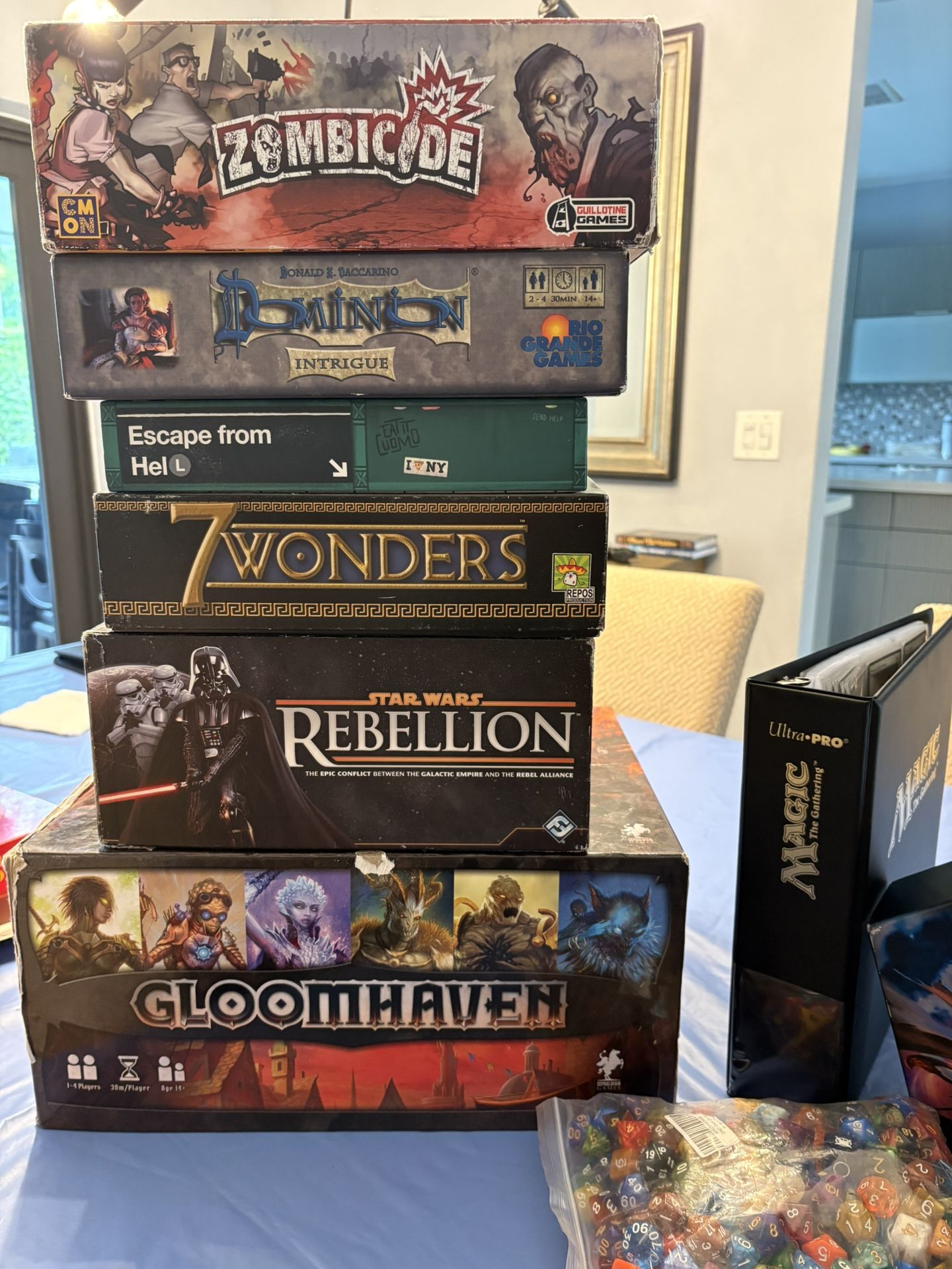 Board Games Magic Cards Dice All New - Box Opened