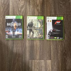 3 xbox 360 games 