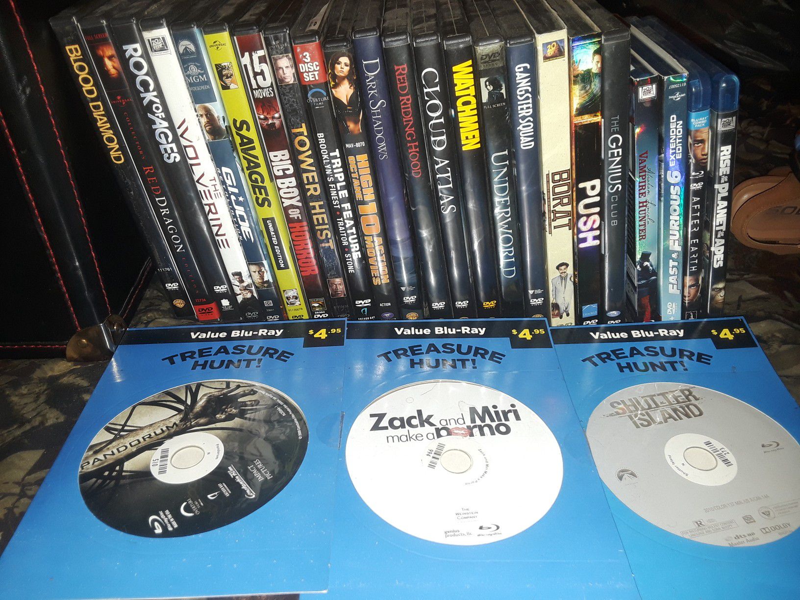 Dvds and blu-rays