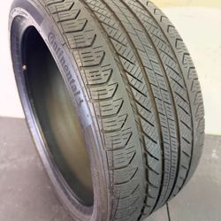 V877  255 35 19 96H   Continental ProContact GX  One Used Tire 70% Life 