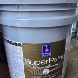 $100 / EXTERIOR Sherwin Williams Super Paint/ Top Brand/ Brown/ NEW/ Worth $450