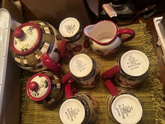 Ceramic tea set