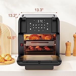 Innsky IS-AF001 10.6 Quart Air Fryer Oven with Rotisserie