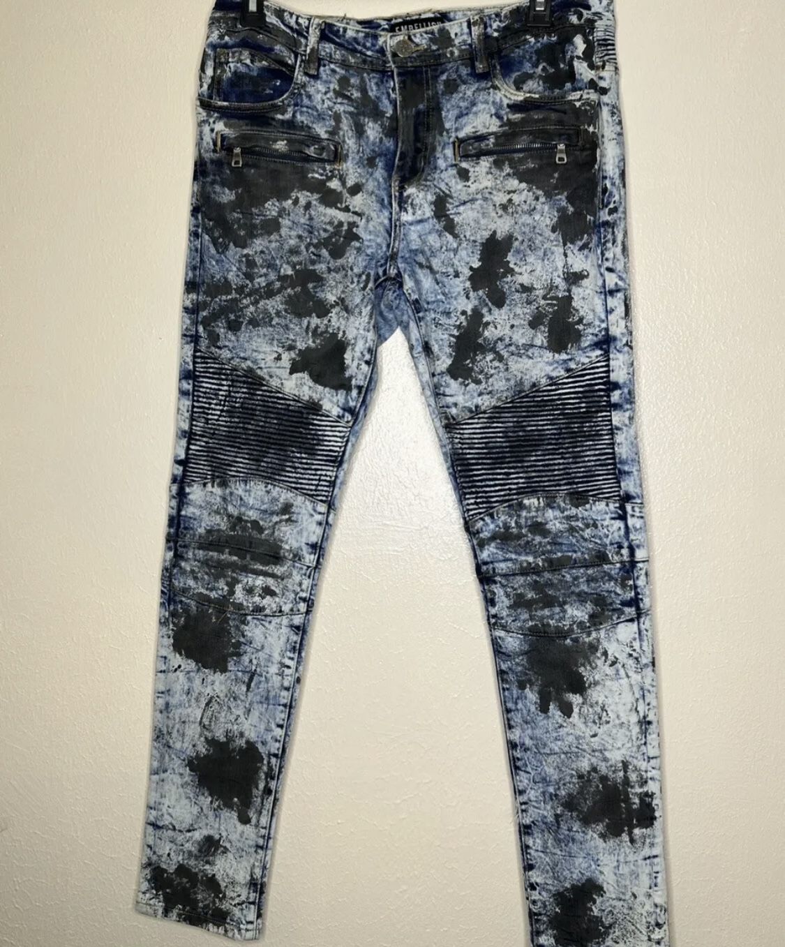 Embellish Nyc Jeans Men Denim Splash Size 34