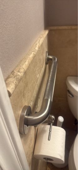 Grab bars for elderly/handicapped