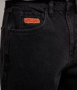 Empyre Shmutz Black Wash Loose Fit Skate Jeans.