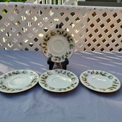 R.H. Macy's Royal Gallery All The Trimmings Bread & Butter Plate Lot Of 4