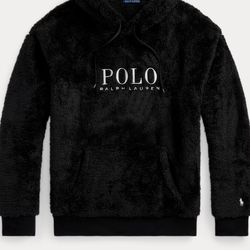 Ralph Lauren Polo Logo Pile Fleece Hoodie