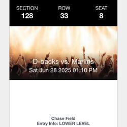 Dbacks Vs Marlins Tickets