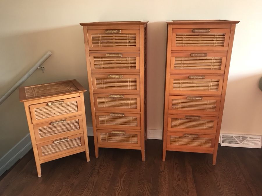 Pier 1 bamboo dressers
