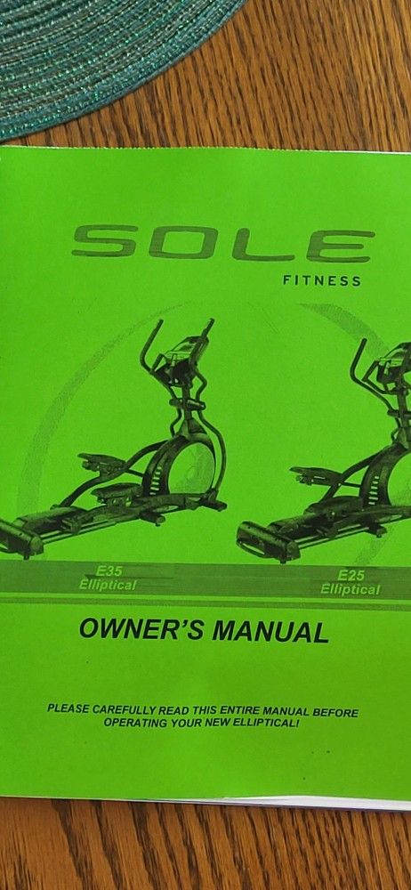 Sole E25 Elliptical Exercise Machine