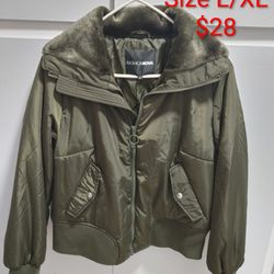 NEW Olive Green Bomber Jacket