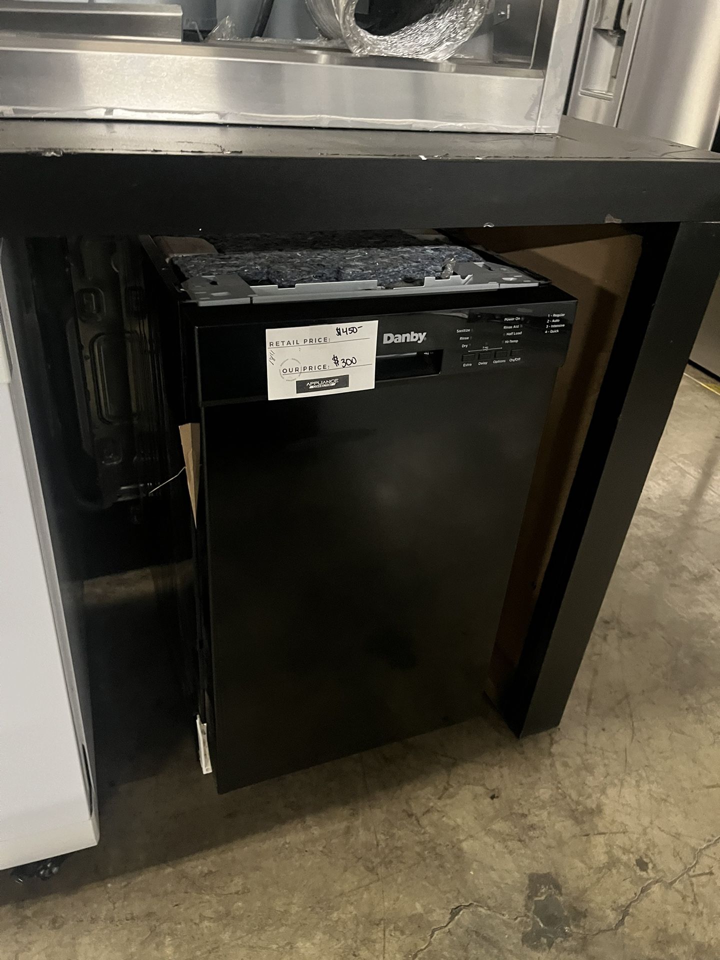 DANBY 18 INCH WIDE DISHWASHER