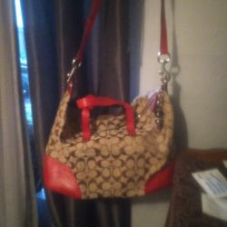 Coach Purse  Comes With The Coach Bear 