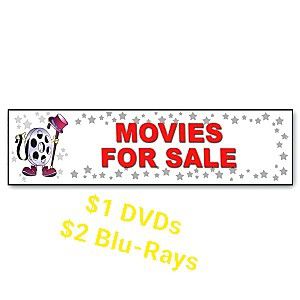 Popular Movies For Sale (DISCS Only)