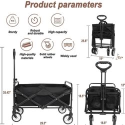 Foldable Wagon (new) (Read ad before messaging)  