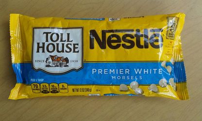 Nestle Toll House white chocolate morsels