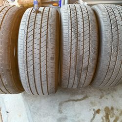 4 bridgestone alenza tires , 275/50/22 