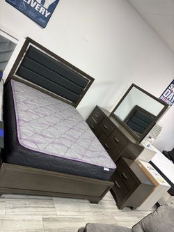 Fall clearance sale. Paxton bedroom set only $599. Easy finance option. Same-day delivery.
