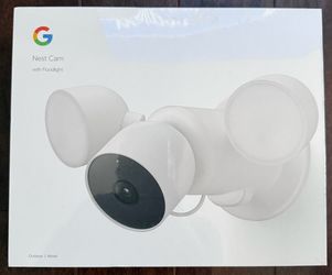 Google Nest Outdoor Camera With Floodlight