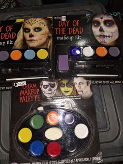 Day of the dead & creamy make up palettte