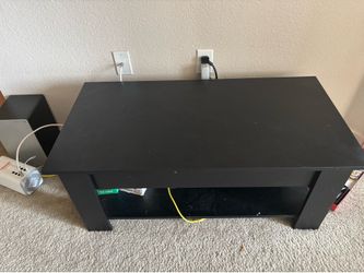 Black Lift-Top Coffee Table