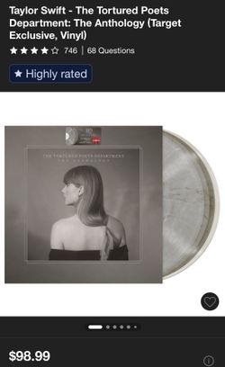 Taylor Swift TTPD vinyl Target Exclusive! $50