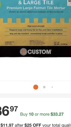 Natural Stone And Large Tile mortar-white