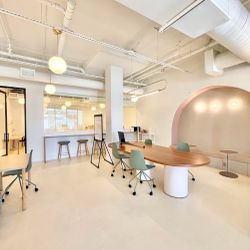 Modern Office Task Conference Room Chair with Linen Fabric Cushion Rolling Metal Base