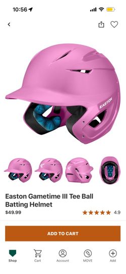 Easton Gametime III tee ball helmet 6 1/4” - 6 7/8”
