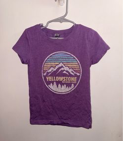 Girls Small (5/6) Yellowstone National Park Shirt