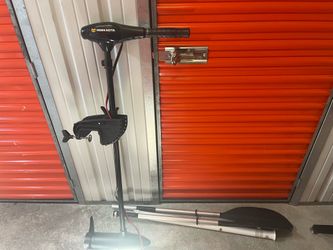 Troll motor with battery