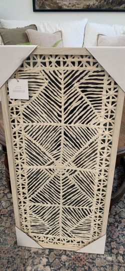 NEW Paper Shadow Box Wall Art (36" x 17"