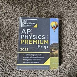 AP Physics 1 Premium Prep Textbook, The Princeton Review