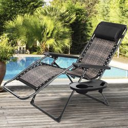 Zero Gravity Folding Recliner Patio Chair