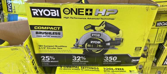 Ryobi 18v hp 6-1/2 circular saw tool only