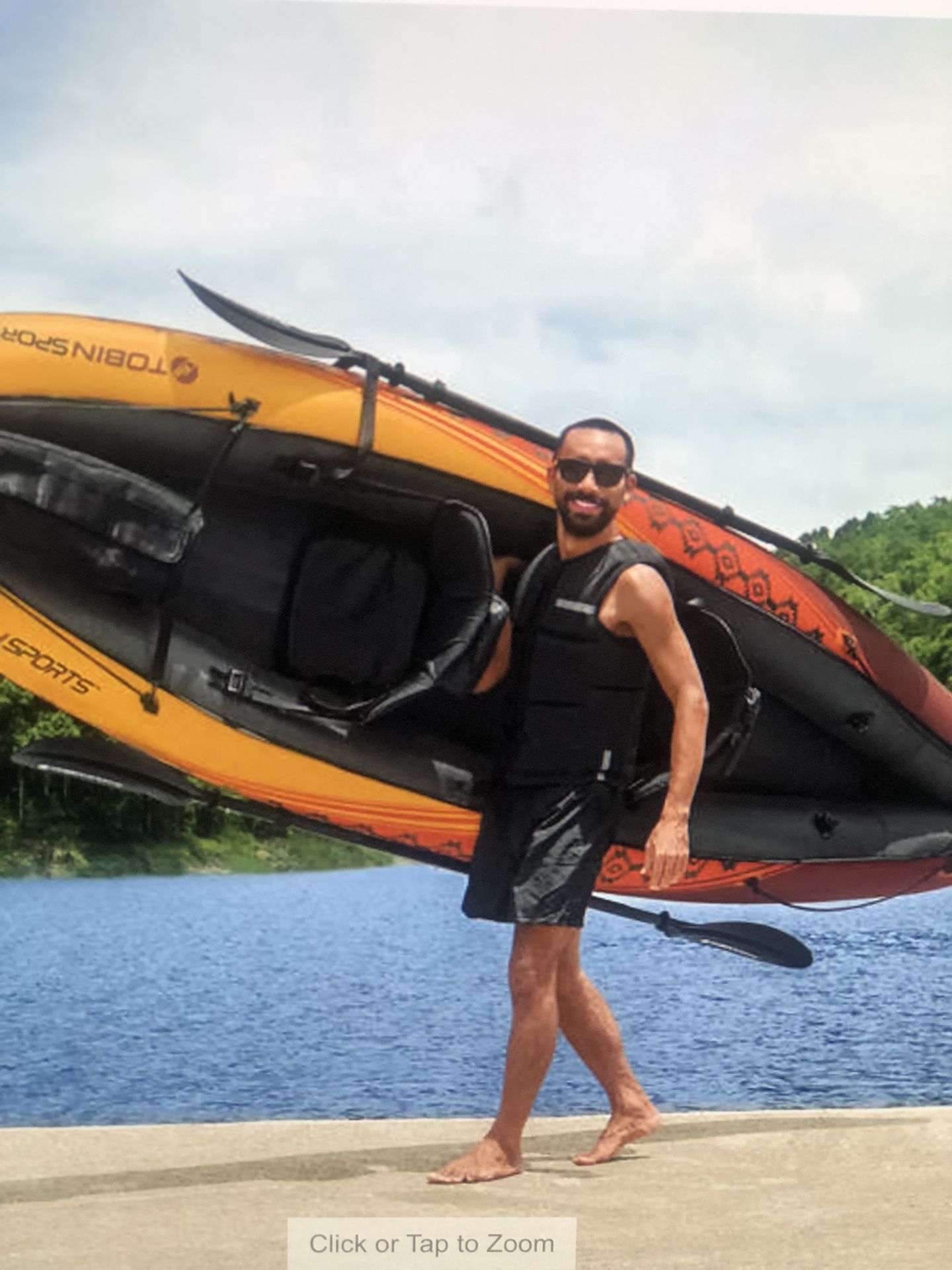 Tobin Sports Wavebreak Inflatable 2-person Kayak