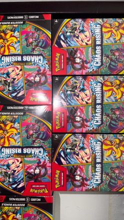 Chaos rising(x6) booster bundles