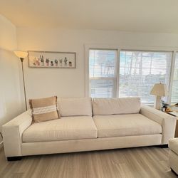 Light Beige Cream Couch 