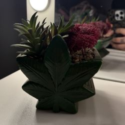 Artificial Weed Potted Plant 