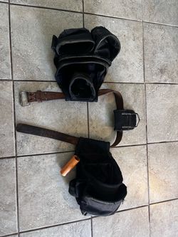 Tool Belt Pouches with Leather Belt