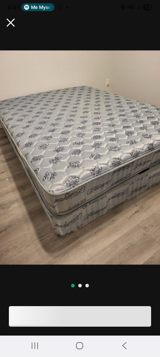 Queen Bed And Box Frame