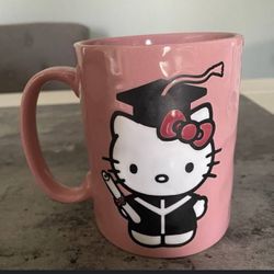 Sanrio Hello Kitty Graduation Glass Mug
