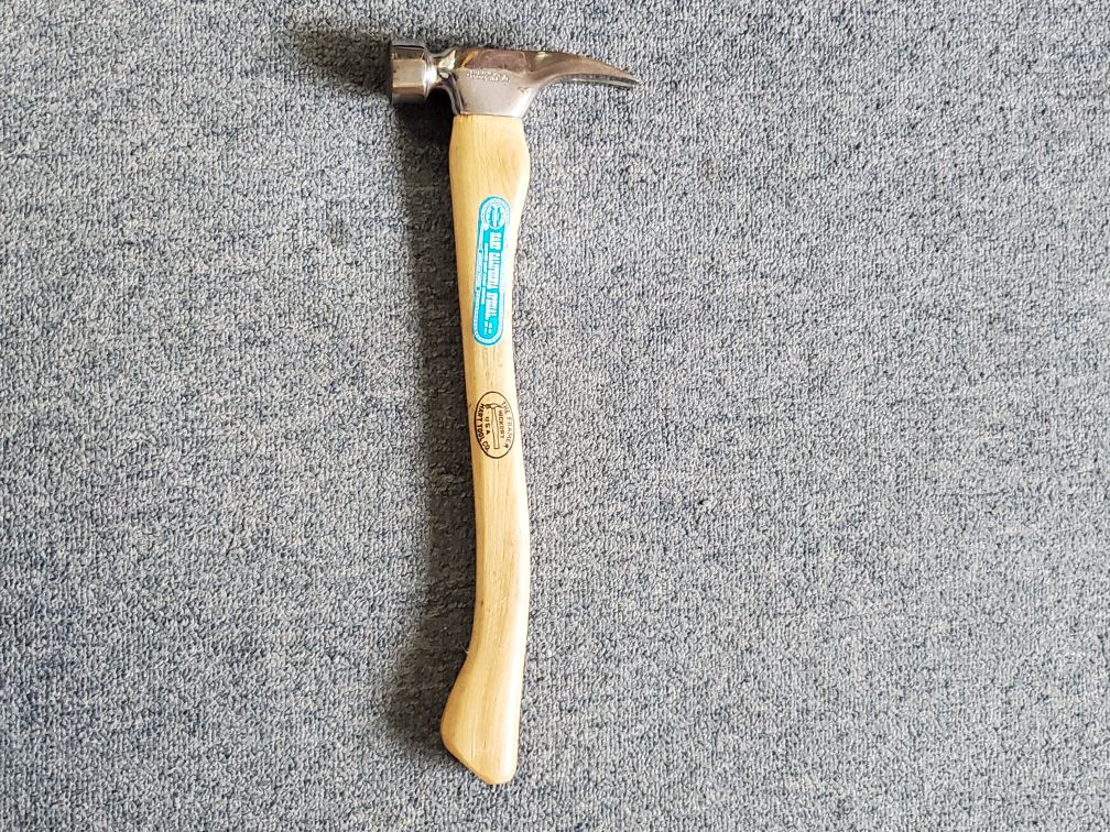 Hart Framing Hammer with Hickory Handle! Made in USA! New Old Stock!