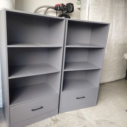 3 Tier Bookcase With Drawer