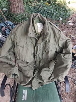 Vintage US Military M-65 Field Jacket With Quilted Liner Set